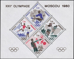 N° 11, J.O MOSCOU 1980, TB - Photo Web