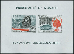 N° 23a, bloc Europa 1994 ND T.B