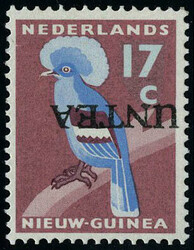 17c de Nouvelle Guinée néerlandaise surchargé UNTEA, ...