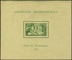 1937, Expo 1937 série complète de 24 Blocs, TB (infimes rousseurs ...