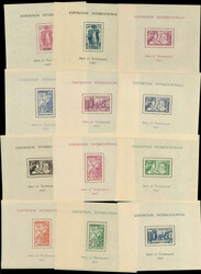 1937 Exposition Internationale de Paris, 24 Blocs, TB 10% discount ...