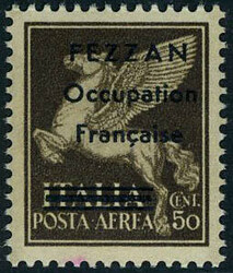 N° 1, 50c sépia, TB - Sassone 10% discount for unsold lots.