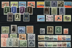 ANNEES COMPLETES 1944 + 1954 + 1956 + 1958, l'ensemble TB - Photo Web