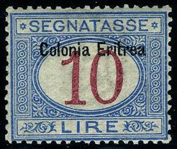 N° 1/11, La série complète surcharge en haut, TB, signé Diena - ...