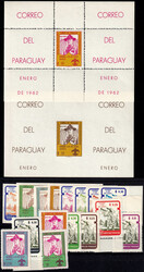 N° 648/52, + PA 314/6 + bloc Baden Powell, l'ensemble dentelé + ND. ...