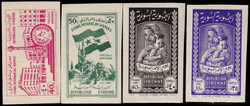 N° 61/62 + 66/67, les 2 paires non dentelées, T.B 10% discount for ...