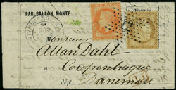 LE GARIBALDI, départ Bd Beaumarchais 21/10/70 pour Copenhague ...