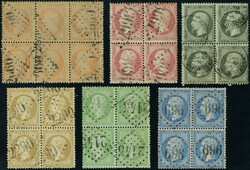 N° 19/24, la série Empire, blocs de 4, TB (40c bloc de 6) - Photo ...