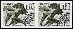 N° 158/61, Champignons, la série ND en paire + épreuves de luxe, TB