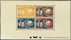 N° 4, 10, 40, 50 et 100 UPU dentelé, TB