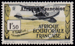N° 14, 1F50 France Libre, TB, signé Brun