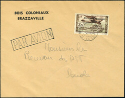 N° 16, 3F75 France Libre OBL. s/Lettre pour Douala, TB