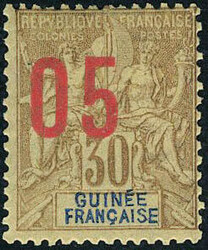 N° 52A, 0.55 /30, Chiffres Espacés, TB, signé Champion