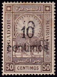 N° 90a, 10 s/50, double surcharge, rousseur habituelle, signé, TB, ...