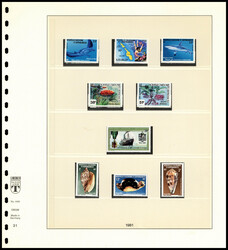 Collection complète de 1981 à 2017 inclus Poste, PA, Blocs + ...