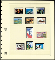 Collection complète de 1980 à 2017, Poste + PA + BF, dans 2 albums ...