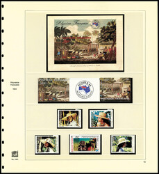 Collection complète de 1980 à 2017, Poste + PA + BF, dans 2 albums ...
