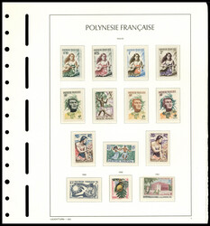 Collection quasi complète entre 1958 et 1975 montée sur feuilles ...