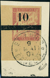 N° 3, 10 sur 1f rose, grand CDF, superbe