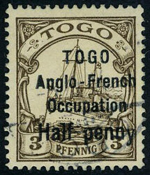 N° 31, HALF Penny s/3 pf, TB, signé Brun