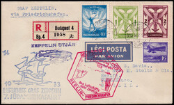 ZEPPELIN 7 SAF 1933 pour le Brésil, LR, TB