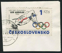 N° 2600, 1k JO Los Angeles 1984, non émis, inscriptions Los Angeles ...