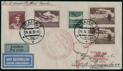 ZEPPELIN, 4ème S.A.F. 1932, lettre avec CàD Praha 29 .IV.32. Cachet ...