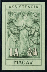 N° 386, 1a vert sur verdâtre, ND, émis sans gomme, T.B