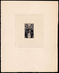 N° 878, 12F + 3F, Journée du Timbre 1951, épreuve d'artiste ...