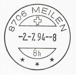 1994, vorfrankierte Adress-Etiketten, 3 und 3.50 Fr. auf R-FDC mit ...