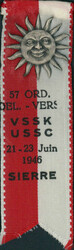 SIERRE, 1946, 57. Ord. Oel.-Vers. VSSK/USSC, 21.-23. Juin, ...