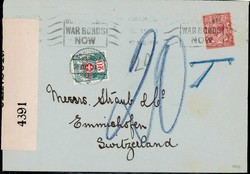 1904-1951, Lot von 16 taxierten Briefen / Karten aus England in die ...