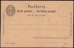 1892, 5 Rp. schwarz, Kantonale Gewerbe-Ausstellung Zürich 1894, ...