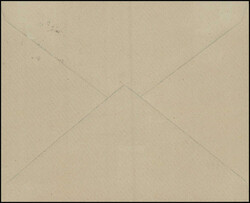 15 Rp.-Frankatur, Aufbrauchsausgabe 5 a. 7½ Rp. dunkelblau mit ...