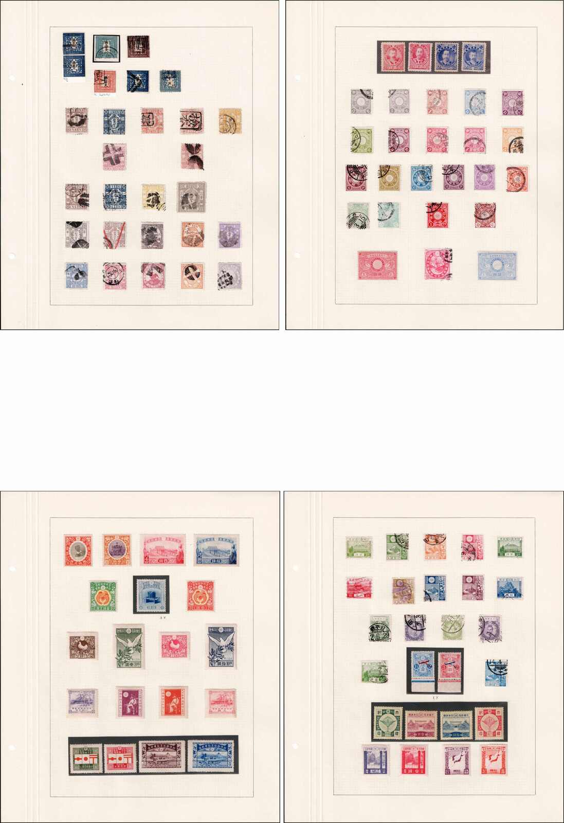 JAPAN, 1861-1963, Prachtsammlung auf über 250 Albumseiten in 2 ...