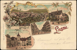 Gruss aus Liestal, Liestal, Kuranstalt Bienenberg, Oberes Thor in ...