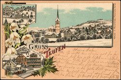 Gruss aus Teufen, Bad Sonder, Hotel Linde, Gebr. Metz, ...