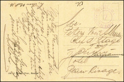 Gruss aus Roggenburg, Zollamt, BATAILLON 7, 1916