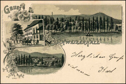 Gruss aus Schweizerhall, Verlag von R. SUTER, z. Post, 1900 ...