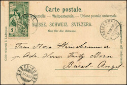 Gruss aus Schweizerhall, Verlag von R. SUTER, z. Post, 1900 ...