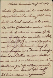 1919, 10.Juli, Kriegsgefangenenpost, aus dem Lager Nikolsk - Ussurisk ...