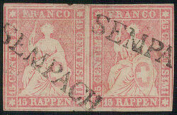 5655061: Canton Luzern - Cancellations and seals