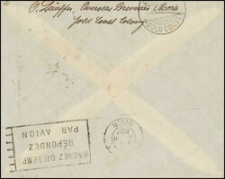 1937, Erstflug AIR FRANCE, Afrika-France, via Takradi-Dakar, nach der ...