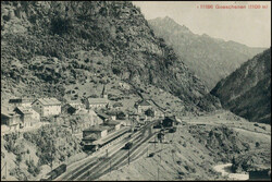 1938, schöne, eingeschriebene AK von GÖSCHENEN, der PJ-Serie mit ...