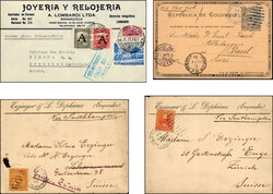 1905: Bolivia - Covers bulk lot