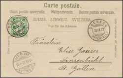 OBEREGG, farbige Litho-AK, mit 5 Bildern: Total, Hôtel Bären, ...