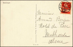 WENSLINGEN, farbige Foto-AK mit dem Dorfbrunnen und das Dorfzentrum, ...