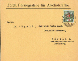 Aus der Ausgabe 1911-1926, 38 Frankaturen, meist verschiedene Nummern ...