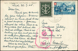 1942-1965, über 60 Frankaturen, Bedarfsbriefe, Satzbriefe, R-Briefe, ...