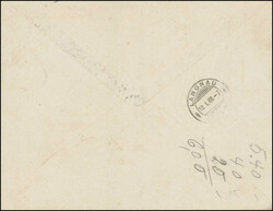 J.LOUIS KAISER, Schweiz. Costums - & Fahnen- Fabrik, frankiert mit 10 ...